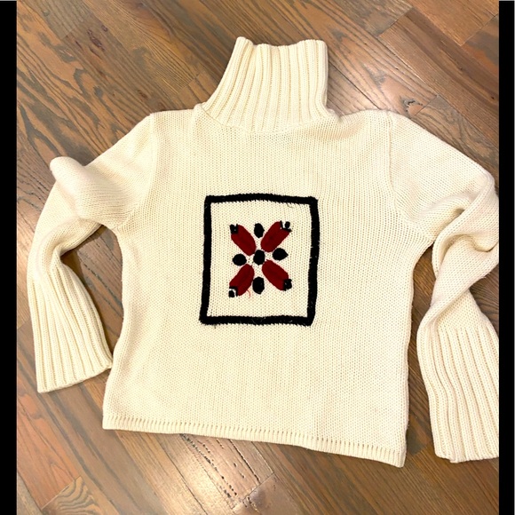 Orsay women’s turtleneck cropped sweater size L - Picture 2 of 3